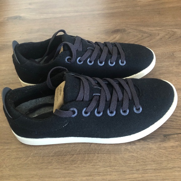 allbirds Shoes - Allbirds Women’s Wool Piper Black Sneakers Soft Wool Walking Shoes Size 9